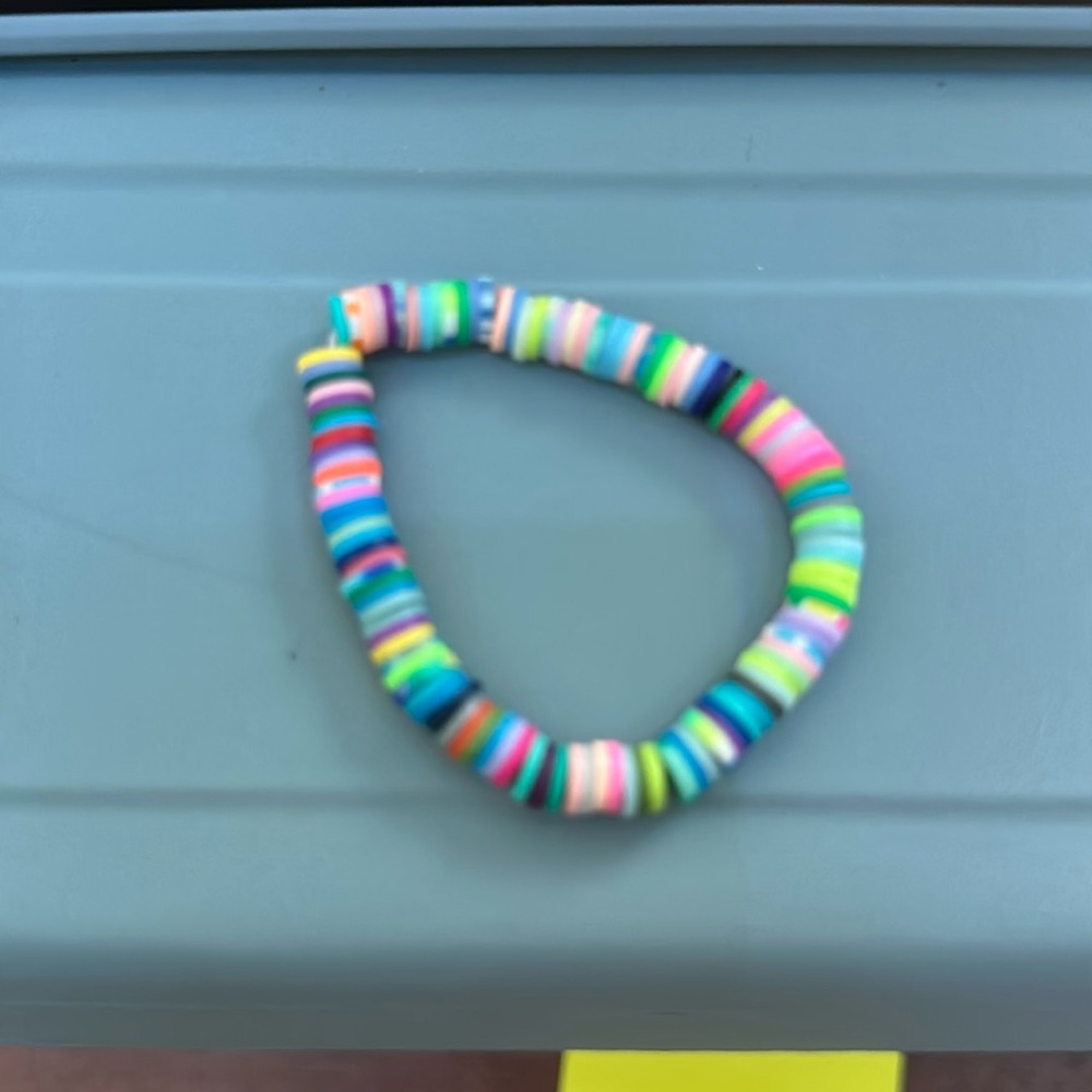 Multicolor Clay bracelets $3